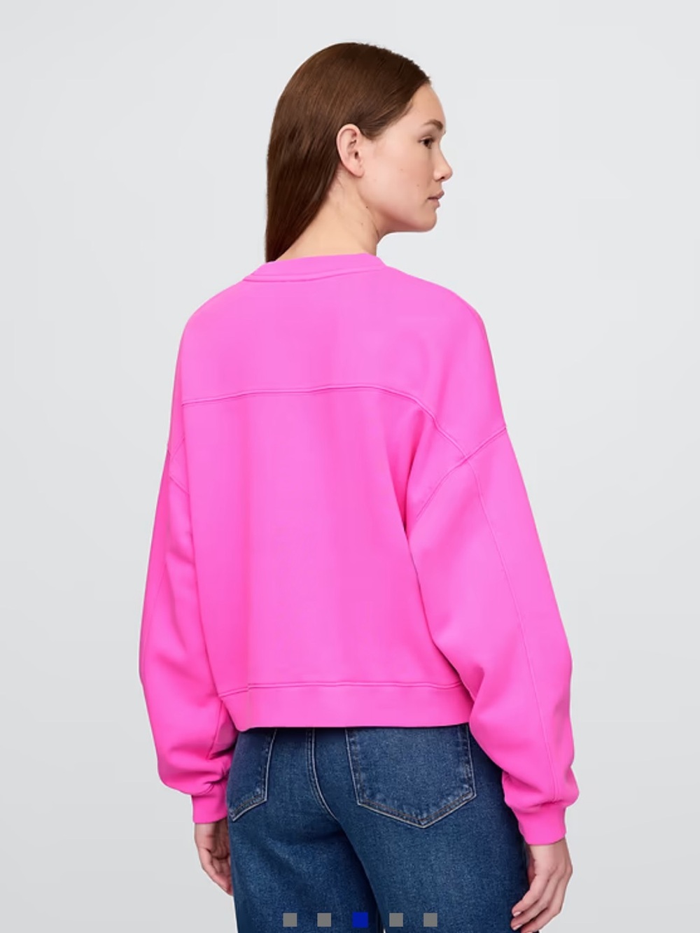 GAP Hot Pink Crewneck Sweater